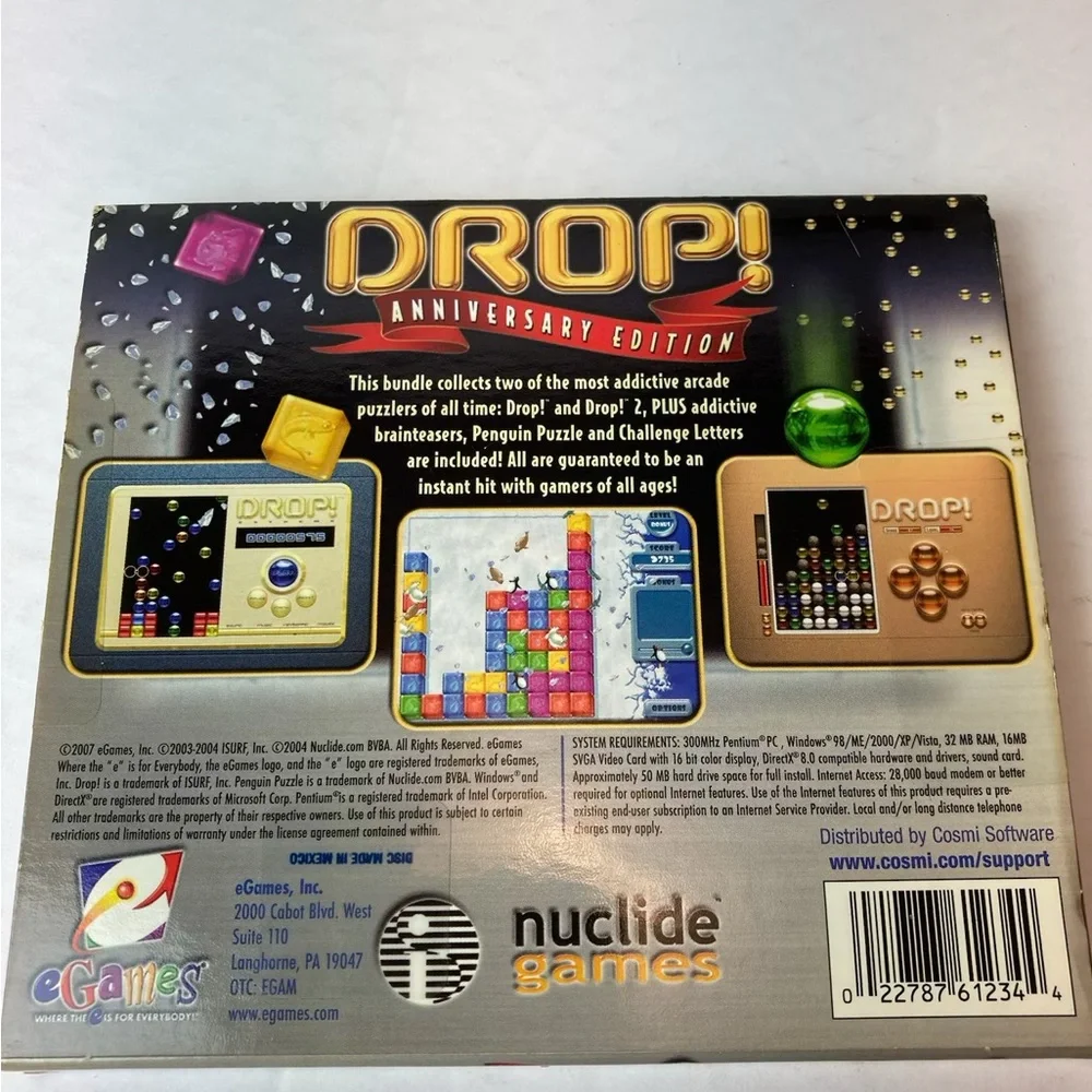 DROP! Anniversary Edition PC Game - Puzzle PC Disc Game